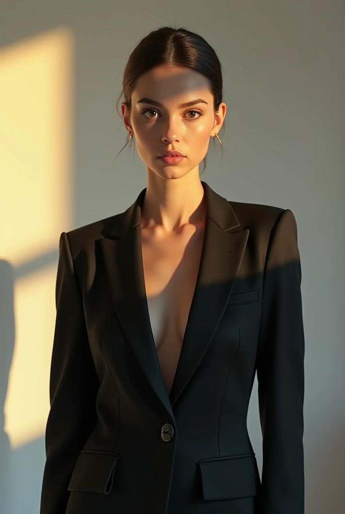 photography realistic, 8k, transgender, Suit, bonitas