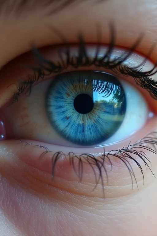 blue eyes,