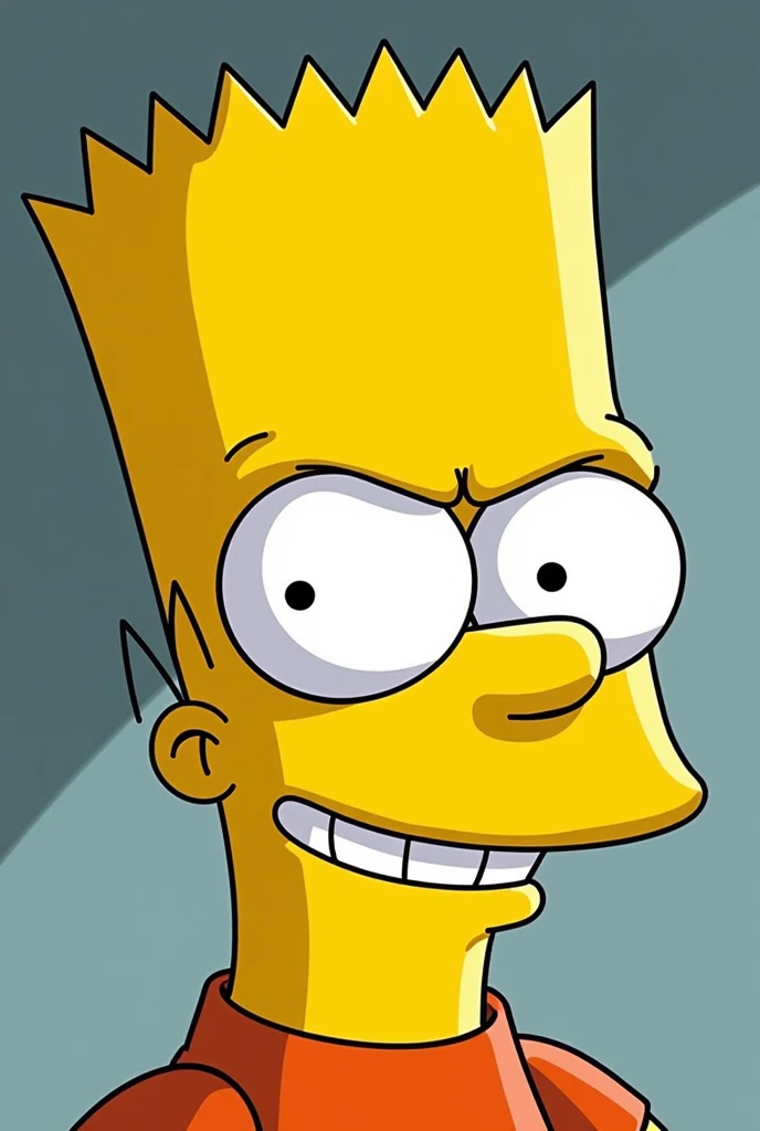 Image of bart simpson with trap look