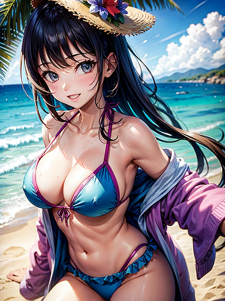 Bikini breasts