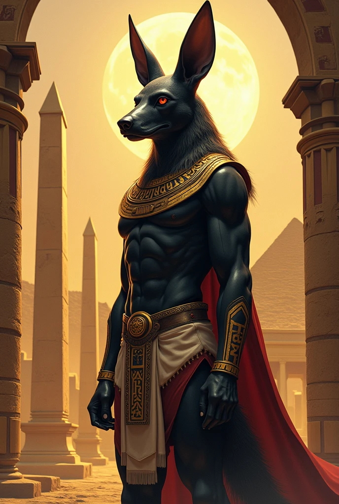 Anubis - God of death and the protector of the dead in Egyptian mythology