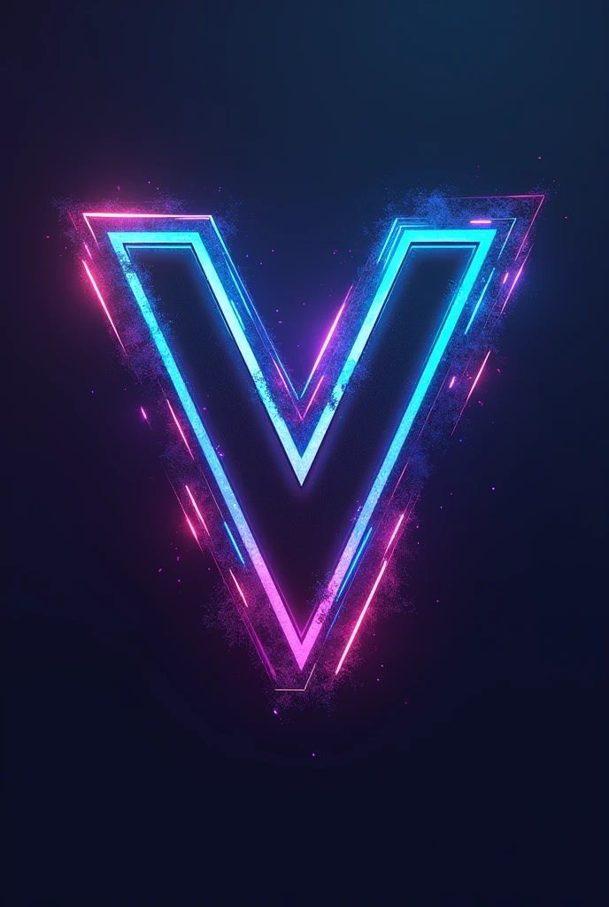 Create a logo with a streamer theme for vespersito