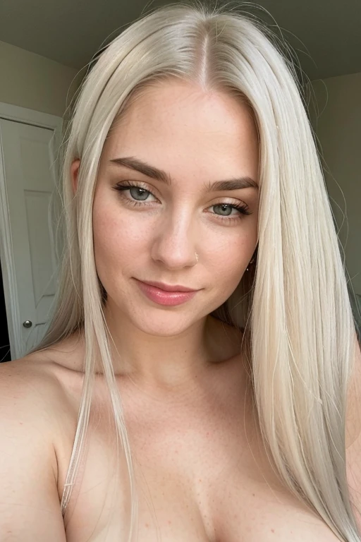 (Beautiful 35 year old woman with platinum hair very straight hair), perfect face, closed mouth, (extremely detailed eyes), (Sagging Tits:0.6), Jiggle Physics, (highly detailed skin), pale skin, (skimpy miniskirt)