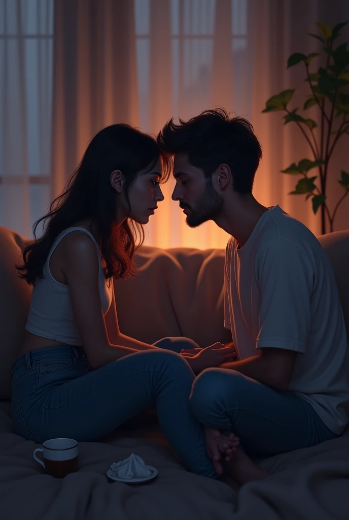 Chat with girlfriend sad