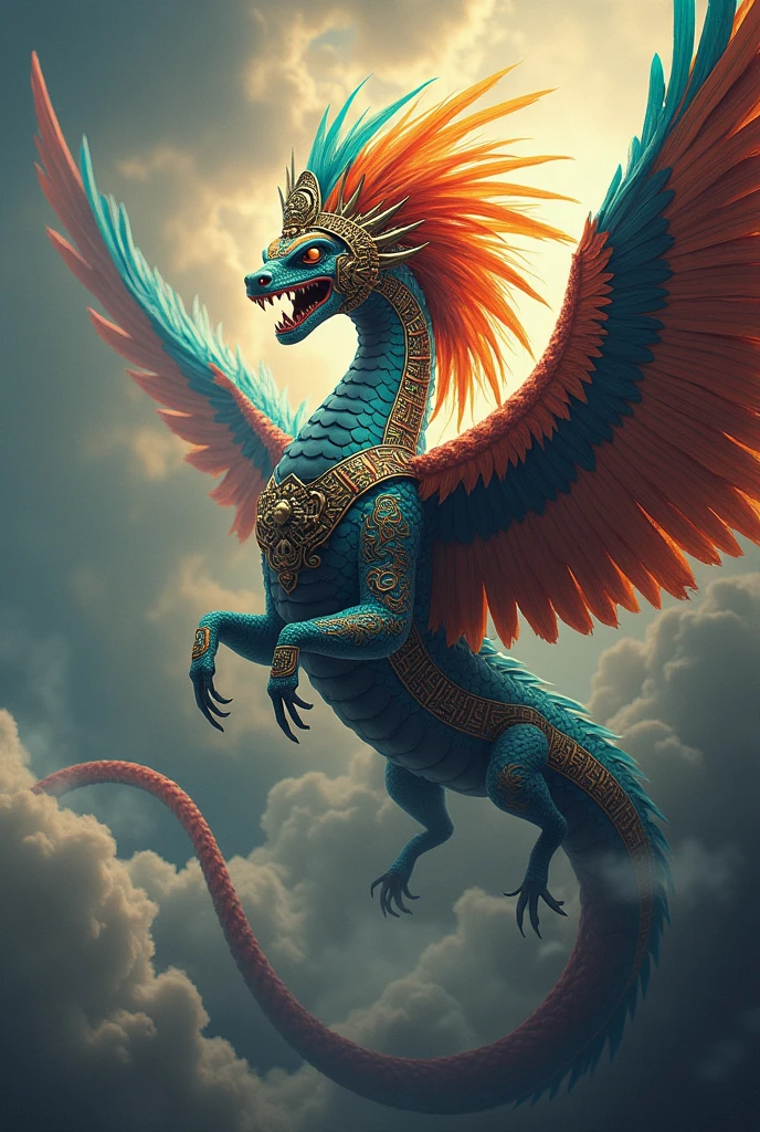Quetzalcoatl - God of wind and wisdom in Aztec mythology.