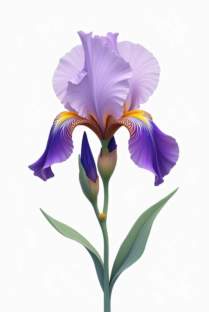 iris flower logo