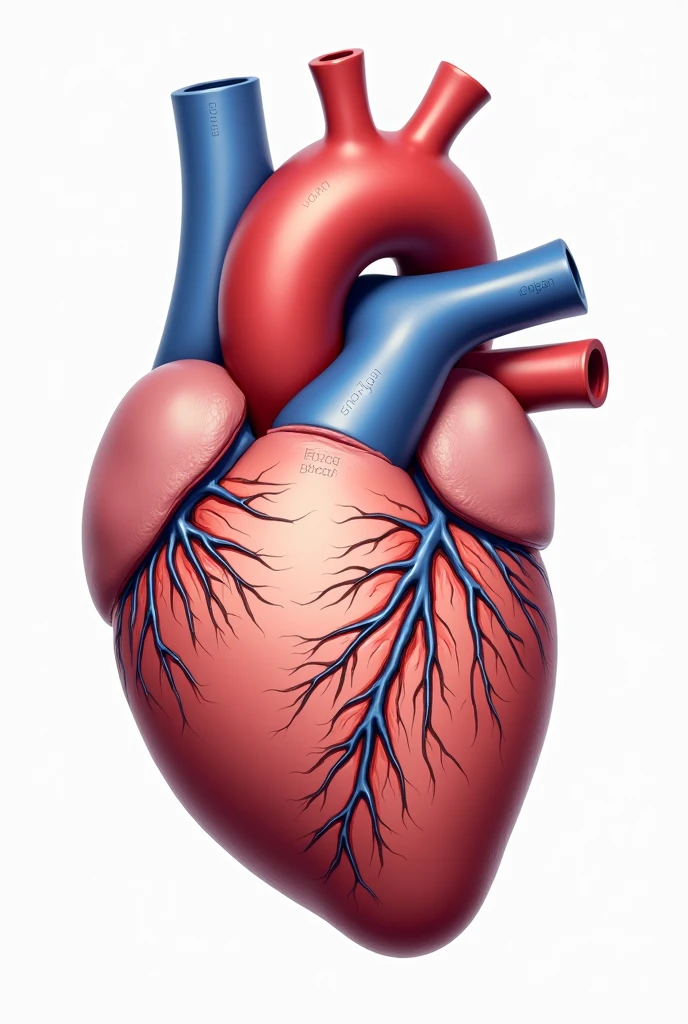 Draw heart anatomyand label the parts of the heart