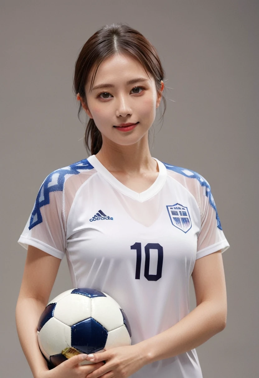 Playing in a sexy sheer uniform、Female Soccer Players、Olympic