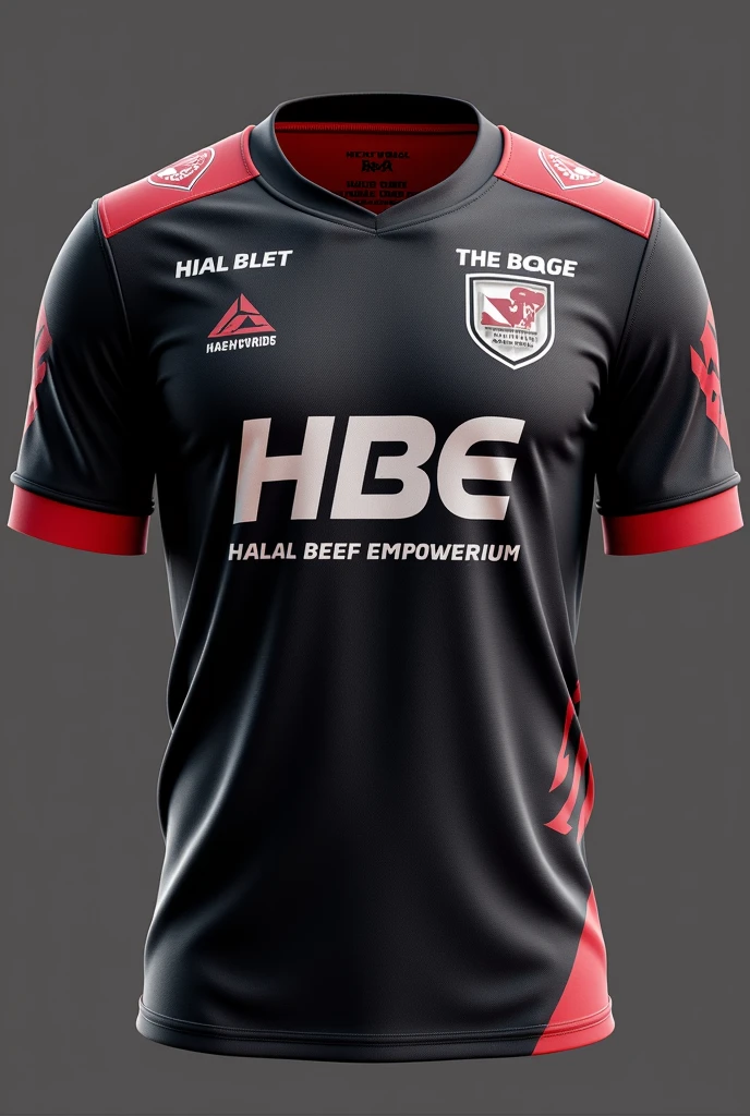 HBE and Halal sign create a eSport jersey 