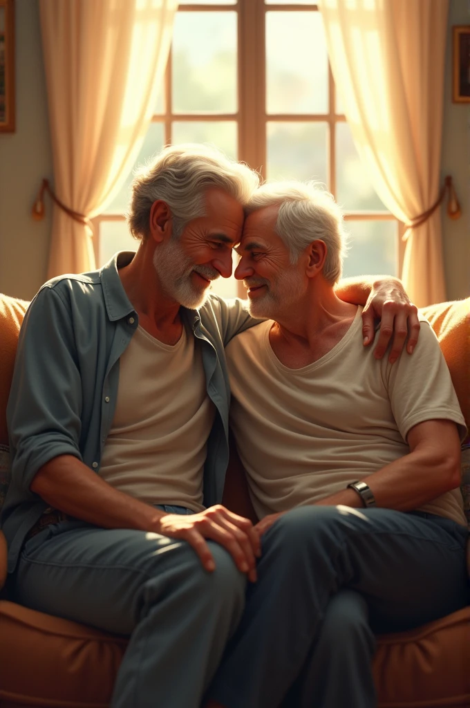 Santiago with his husband