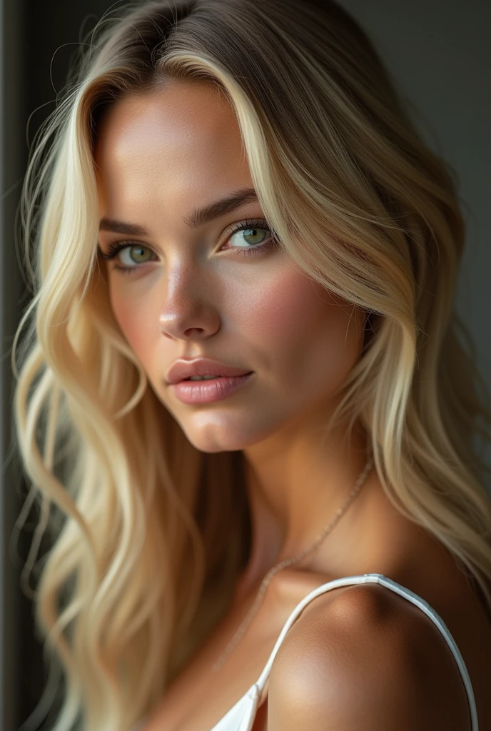 Amber Valletta est un mannequin américain、Être actrice。. Ses caractéristiques physiques sont les suivantes:: - **Hauteur**: 1.77 cm - **couleur de cheveux**: Very Long Blond- **couleur des yeux**: Green She achieved mannequin status in the 1990s and worked as the face of various brands such as Giorgio Armani, chanel, échelle, Louis Vuitton, PRADA, Valentino, Gucci, Versace, Plus. Elle est apparue sur la couverture du Vogue américain pour la première fois à l'âge de 18 ans.。. Sa beauté et ses autres caractéristiques、C'est en partie la raison pour laquelle elle a eu autant de succès dans l'industrie de la mode.。. En outre, Elle est apparue dans de nombreux films et émissions de télévision tout au long de sa carrière..chef-d'œuvre,la plus haute qualité,Super détaillé,haute résolution,haute résolution,4k,4kポートレート,8k,portrait 8k,unité8kfond d'écran,très détailléCG,Réaliste,Photos brutes,personne réelle,Photographie de portrait,photoRéaliste,peau brillante,peau détaillée,(((Corps entier à angle dynamique、Prise de vue grand angle dynamique、Gros plan d'angle dynamique、Haut du corps à angle dynamique、Angle dynamique d'en haut、angle dynamique par derrière、angle dynamique d'en bas ))),{{{{mannequin }}}},{{{{PhotoRéaliste:1.4}}}}, beaux détails, très détaillé eyes and face, beaux détails eyes, Ridicule, incredibly Ridicule, très détaillé, haute résolution, très détaillé, la plus haute qualité, chef-d'œuvre, chiffre, très détaillé, CG, unifié, Fond d'écran 8k, merveilleux, Les détails les plus fins, chef-d'œuvre, la plus haute qualité, très détaillé CG unifié Fond d'écran 8k, visage léger, Éclairage de cinéma ,Bikini bronze,pose dynamique (pose de la jambe avant:0.5),surRéaliste female portrait, lumière magique, Résolution 32K, pose d'action, Réaliste photography, Éclairage dynamique, Station artistique, éclairage volumétrique, très détaillé face, Prix, ombre,