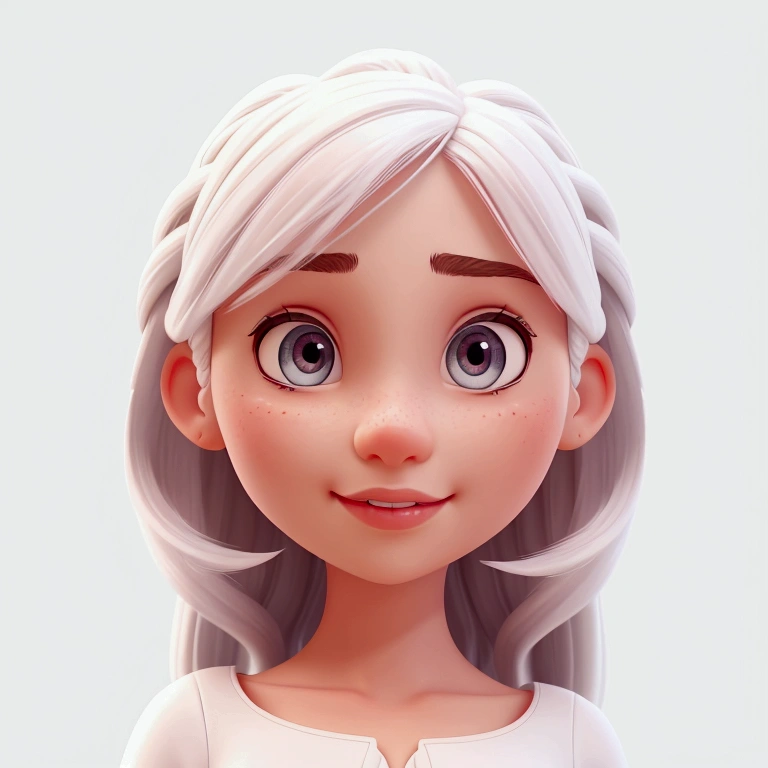 girly face, image with white background