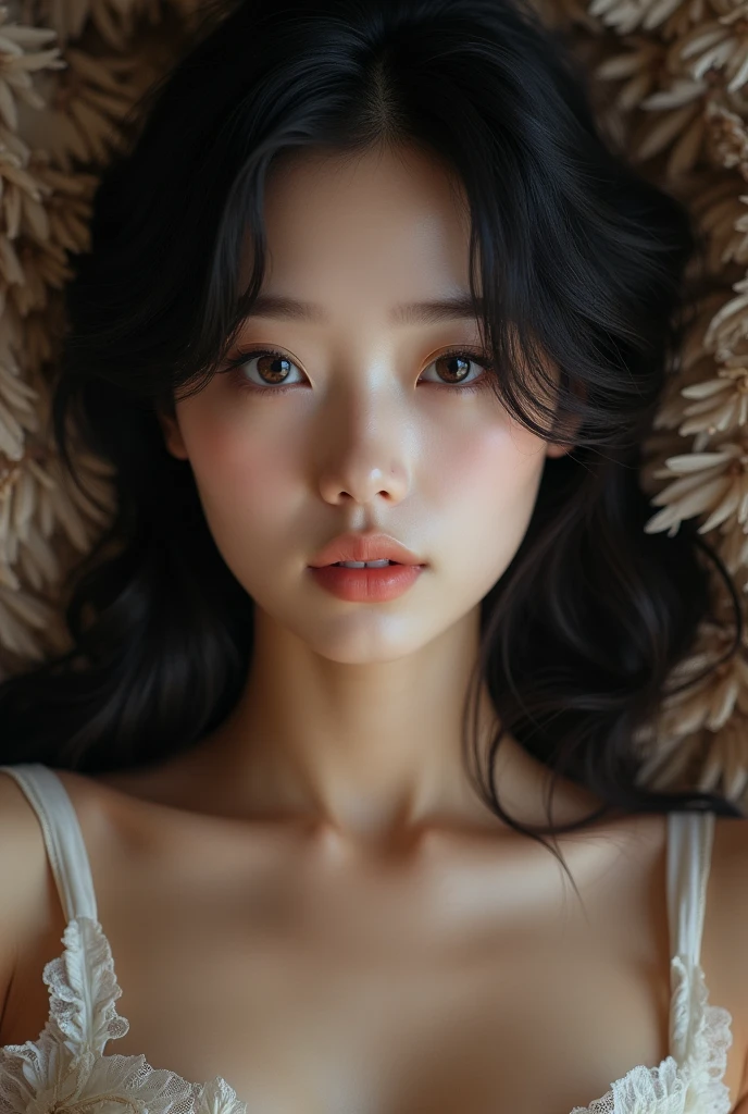 an 18-year-old Japanese girl (scale 1.5), 80mm, a beautiful Japanese girl with black hair, wearing sexy.((Full body)), Ultra-realistic capture, Highly detailed, high resolution 16k closeup of human skin. Skin texture must be natural, With enough detail to finely identify pores.
Skin should look healthy, In a uniform tone. Use natural light and color, Black striated hair, Black long hair,
((Full body)), sofa, From above, UHD, retinas, masterpiece, accurate, Anatomically correct, Super Detail, Textured skin, high details, High quality, Best Quality, high resolution, 1080p, HD, 4K, 8K