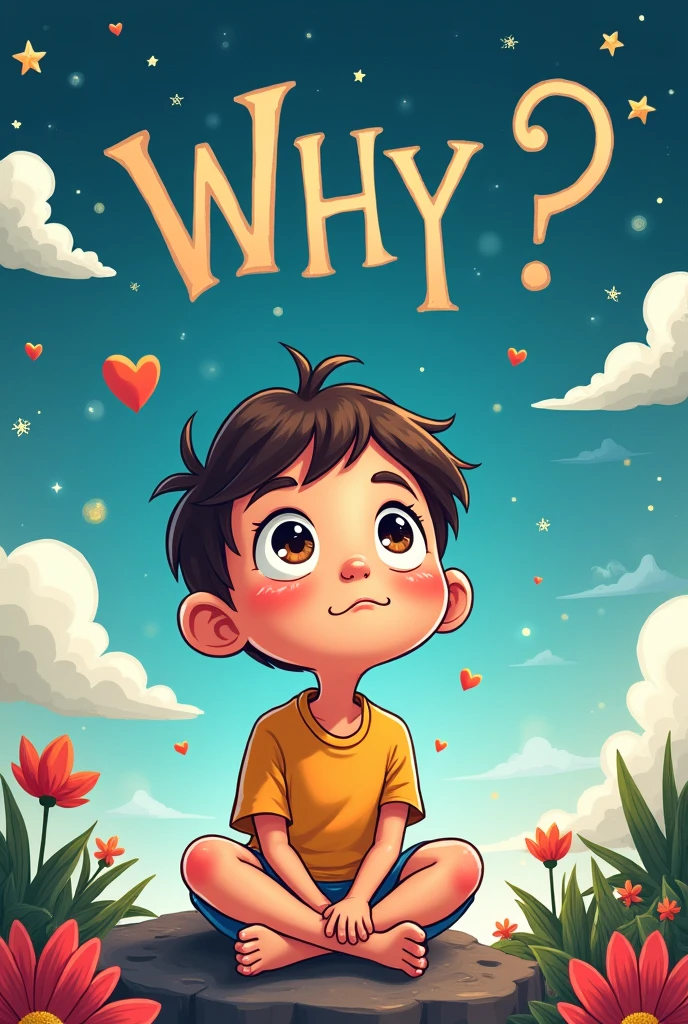Why? cartoon illustration