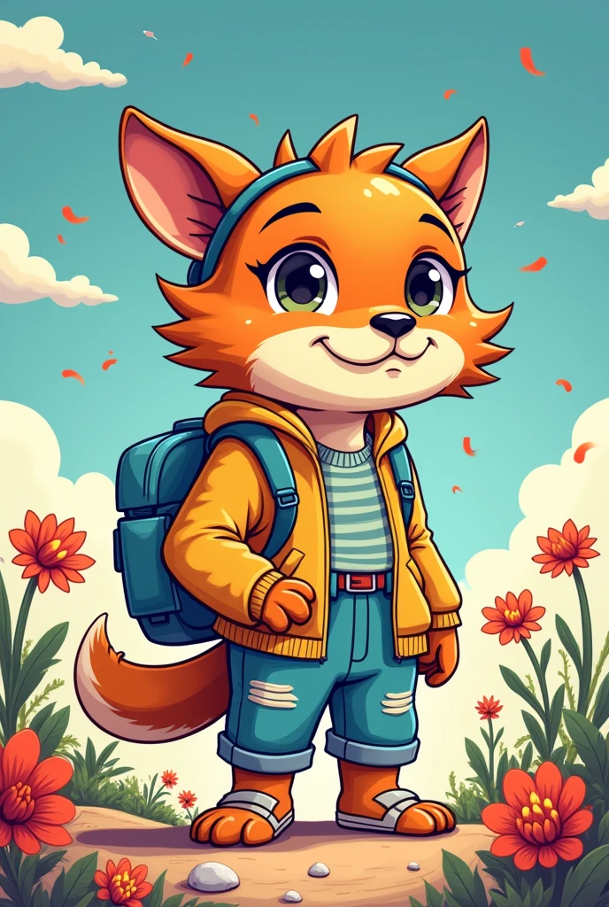 My identity is 100% pure cartoon illustration