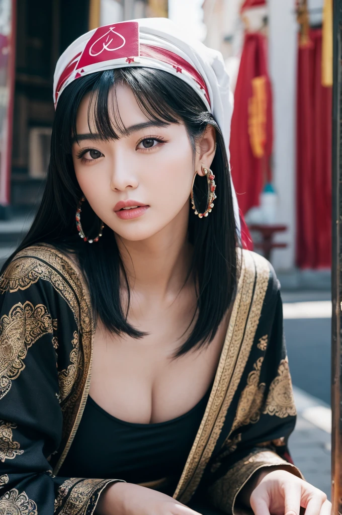 Fortune teller, beautiful woman, black hair