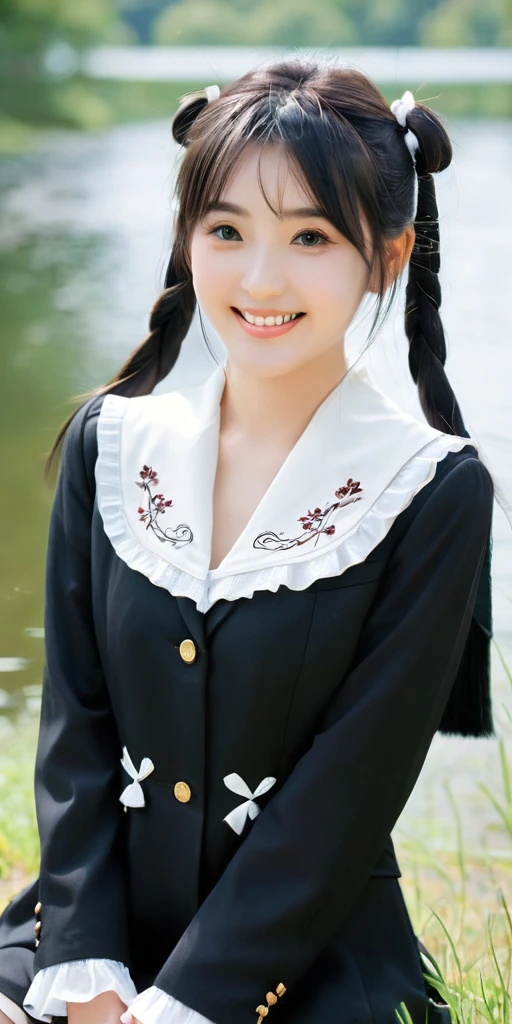 ((64k,Ultra-high resolution,Ultra high quality,masterpiece,Hyperrealistic,Young and adorable, beautiful, young, adorable,〜20 year old girl,young woman,Full body photo,Full body angle,Whole Body Ezbian,Surreal,Very detailed:1.3,Ultra-realistic:3.0)),Adorable features,Beautiful Faces,Goddess-like face,A goddess-like smile,Cute smile,Adorable smile,nice smile,Baby Face,A cup to D cup size bust,((Twin tails,Short Hair,ponytail,Straight Long Hair)),Black Hair,Sitting,Cute face,Glowing Skin,Glossy face,Beautiful body,concentrated,Naked from below,((field,Water Lake)),((High school girl blazer,Sexy maid outfit,Sister dress with embroidered collar,Wear a shrine maiden's costume and roll up your mini hakama.,Aircraft Cabin Attendant Uniform,Aircraft Stewardess Uniform)),((Seamless Ultra-thin All-through Pantyhose,Ultra-thin seamless pantyhose, sexy, all-through, beautiful legs, tights, sheer, pantyhose, women's)),single eyelid,Long legs,Thin legs,Beautiful hands and feet,Thin thighs,Nice thighs,((Ultra Micro Mini Skirt:1.2)):1.4,underwear simpleunderwear,((地面にSitting)),Water Lake,A prestigious European-style castle,Rose garden in the background,Bare shoulders,Low - Angle,((Face your body forward)),((Sitting position)),Pull up one'My tight skirt,bangs,Beautiful legs,((Wearing:1.3)),((Girl panties exposed:1.3)),((Japanese women who still retain their beautiful youthfulness,A European woman who still retains her beautiful youthfulness)),With a young body,((Turn your skirt inside out)),Please show me your pants,White panties,Take off your panties,((White pantiesでパンティーを見せます)),((She puts her hand inside her panties and masturbates)),String panties,((I'll pull up my skirt and show you my underwear)),((Exposed panties,White panties,String panties,Sexy panties)),Slim waist,1 person,Iris,Black Hair,Nice ass,Night Dress,((Fireworks are being launched into the night sky in the background.、Fireworks are blooming all over the sky))