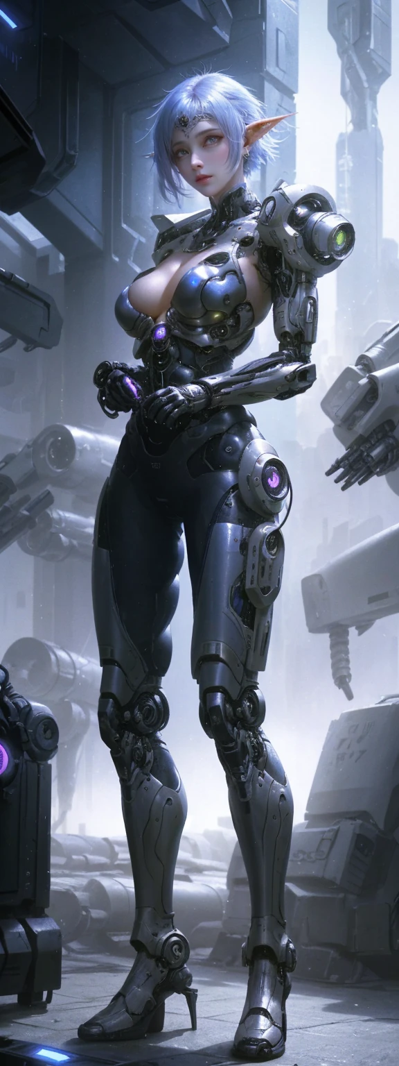 woman in a futuristic suit posing in a city, cute cyborg girl, cyborg girl, beutiful girl cyborg, cyborg - girl, cyberpunk anime girl mech, perfect cyborg female, perfect anime cyborg woman, female cyborg, cyberpunk beautiful girl, female cyberpunk anime girl, girl in mecha cyber armor, cyberpunk cyborg, cyberpunk robot, cyberpunk robotic elvish queen