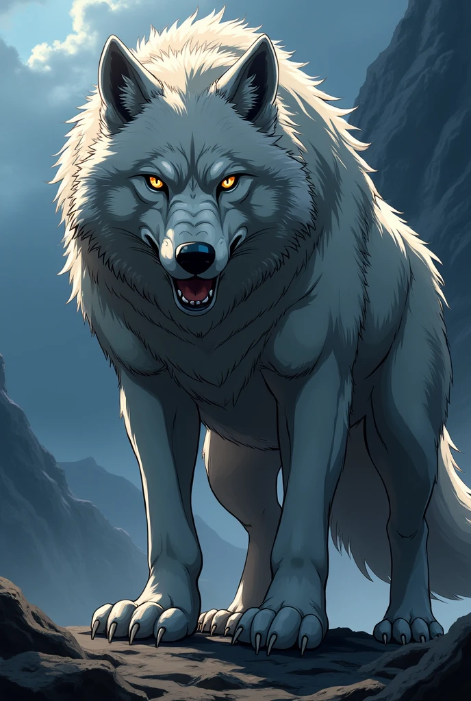 Strong Wolf Anime