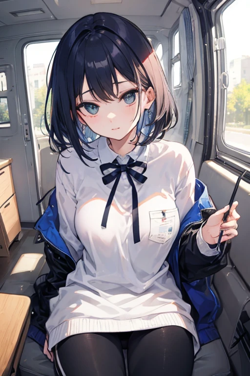 one person's、Silver hair、Shopping bags with groceries、White clothes、entrance、Taking off sandals、Putting a hand on the wall、Long Hair、beautiful、Very detailed
