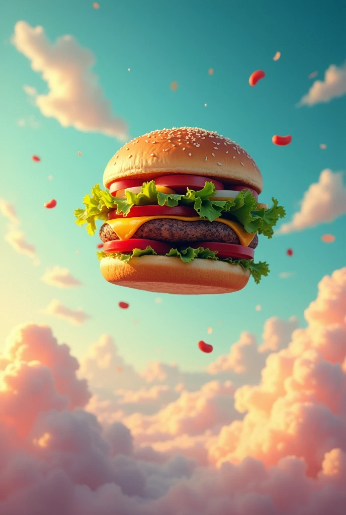 Flying hamburger