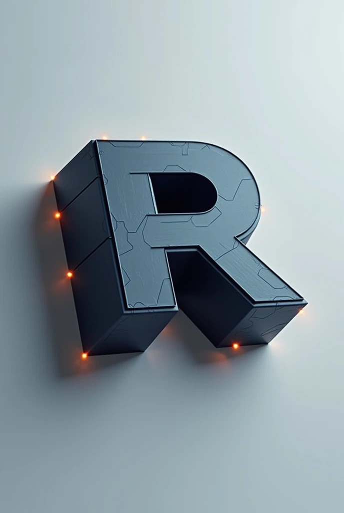 Desain logo nama ridwangrapher 3D