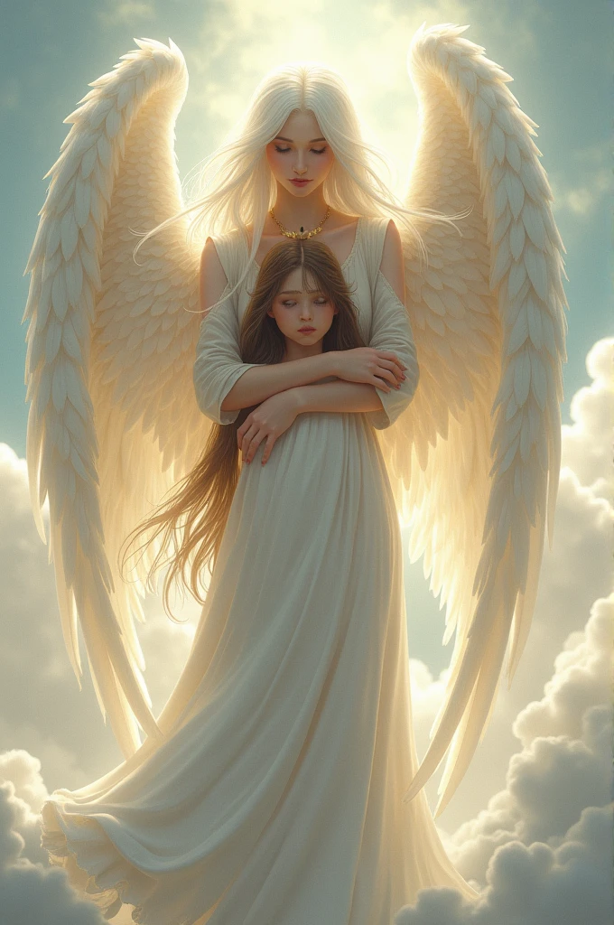Angels, descended from heaven