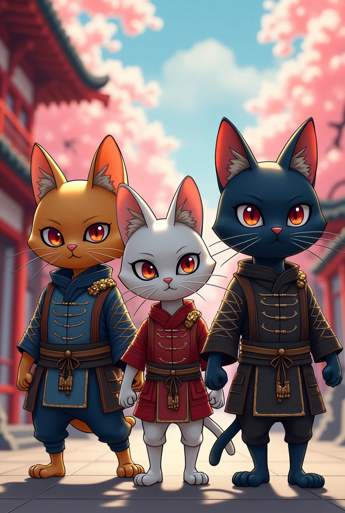 Kemono or Kemono genre is a cartoon that is created to be half animal but can stand on two legs and talk like a human. It is also in SD. The cartoon style is an extreme presentation of Japanese culture, which can be seen from the scenes in the story and the way the cartoon characters dress, including the modification of armor. (Ultimate Draft) Three ninja cats resembling Japanese armor, which is a unique characteristic. This cartoon is licensed by Tatsunokopo.