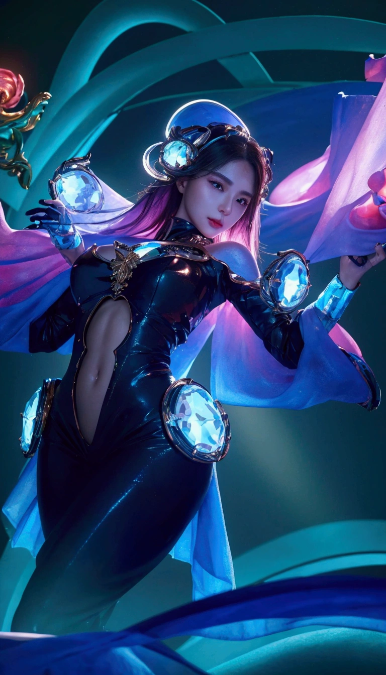 ((Best quality, 8k, Masterpiece :1.3)), upper body, Sharp focus :1.2, Beautiful woman with perfect figure, Highly detailed facial and skin texture, Detailed eyes, Double evelids, Interior view, ferpect lighting, Glowing skin, 