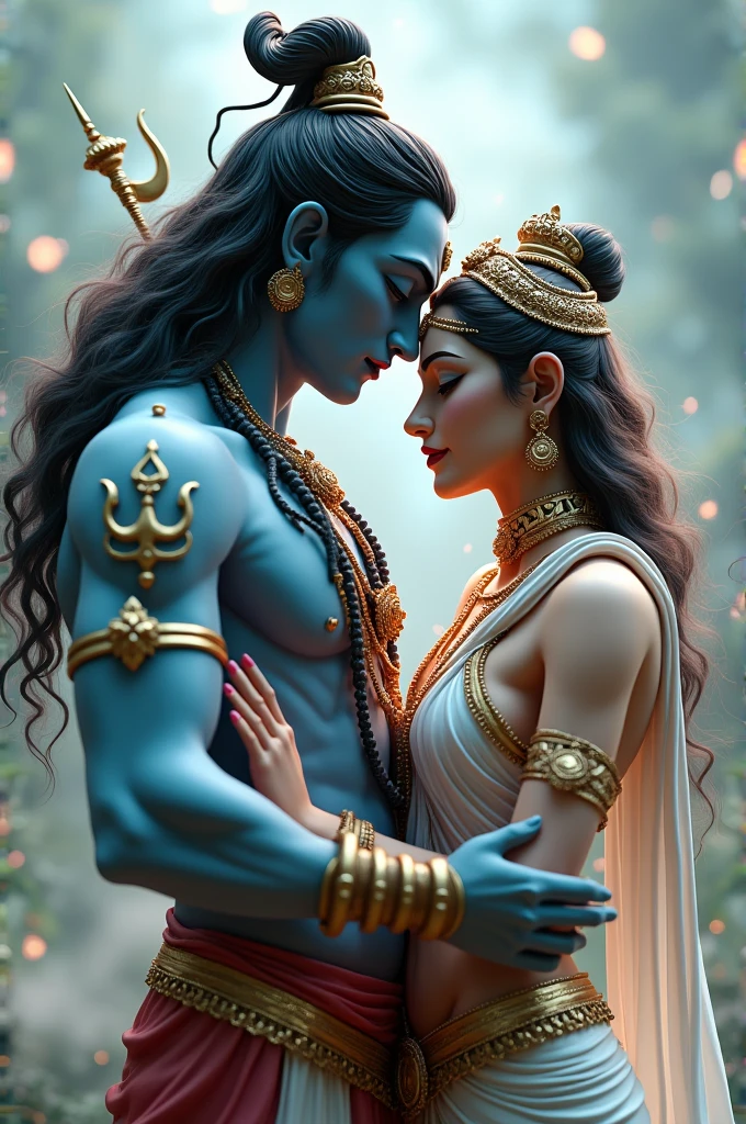 Mahadev parvati 3d image