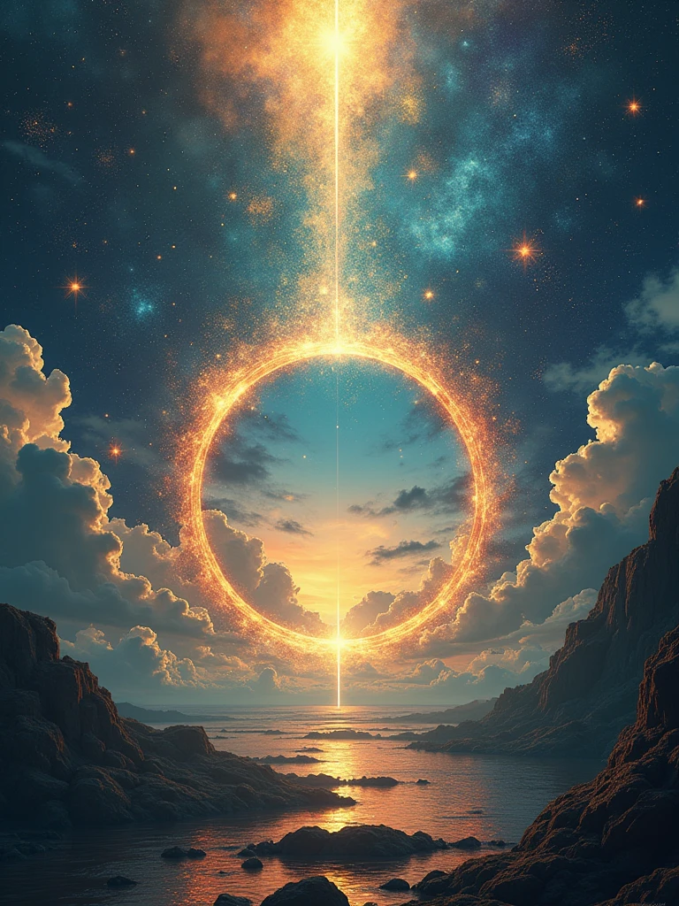 A circle where in the middle 9 d is outside then beautiful space but there is 9d must stand