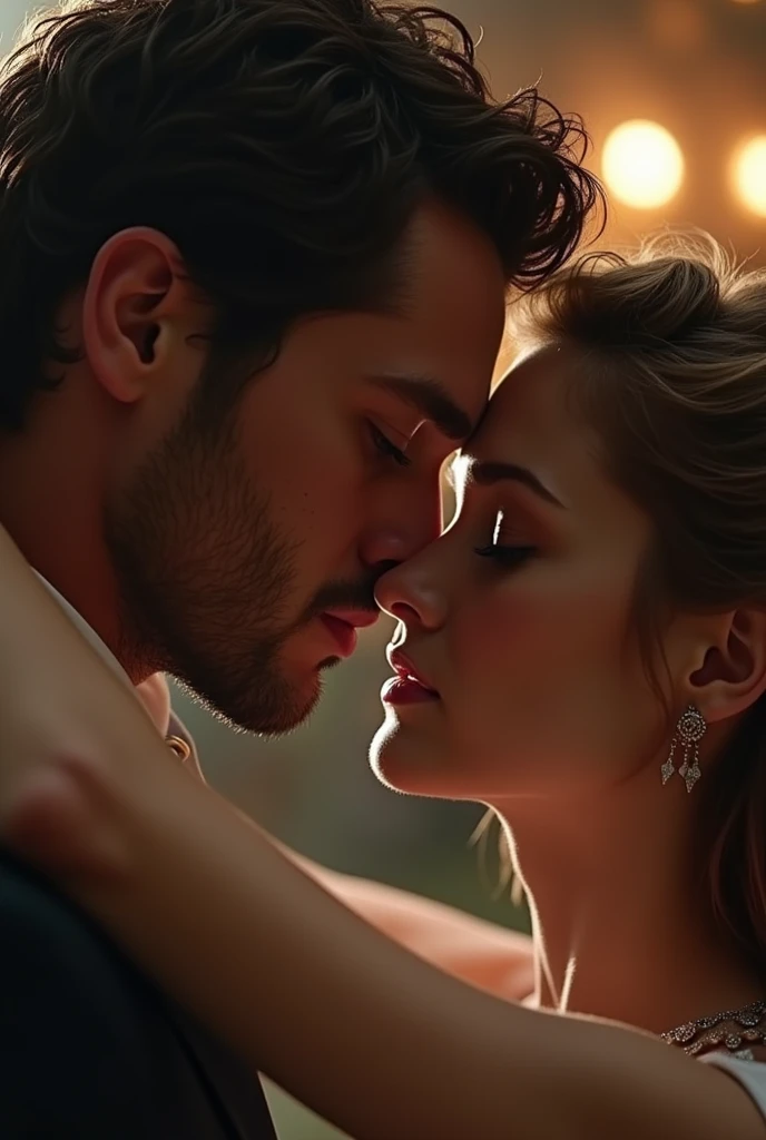 (photorealism:1.2), Richard Madden and Natalie Dormer as lovers