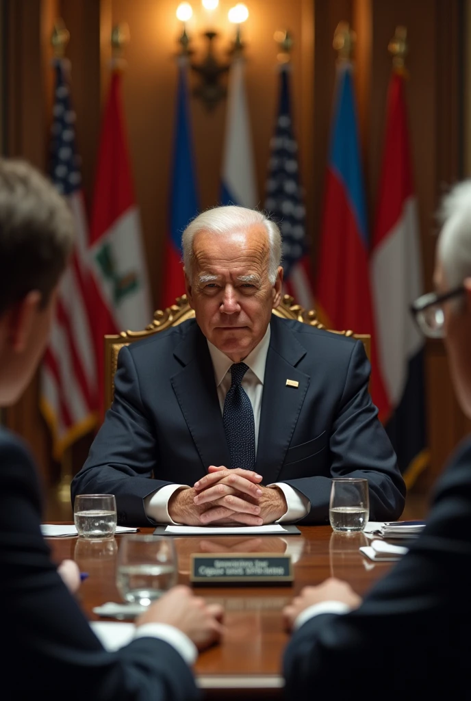 Joe Biden making Peace talk