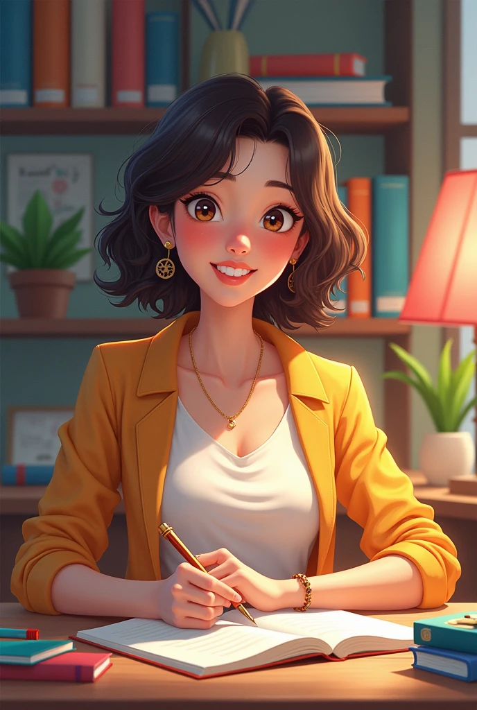 female: Slightly taller, good at studying, playful, funny, and organized.