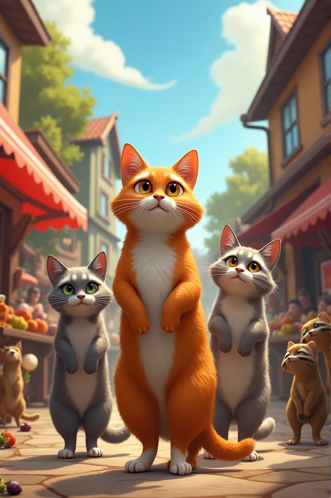 In the end, the raccoons were forced to retreat, and Whiskerville’s food supply was safely returned. The townspeople celebrated their feline protectors, who had once again proven their bravery and loyalty.