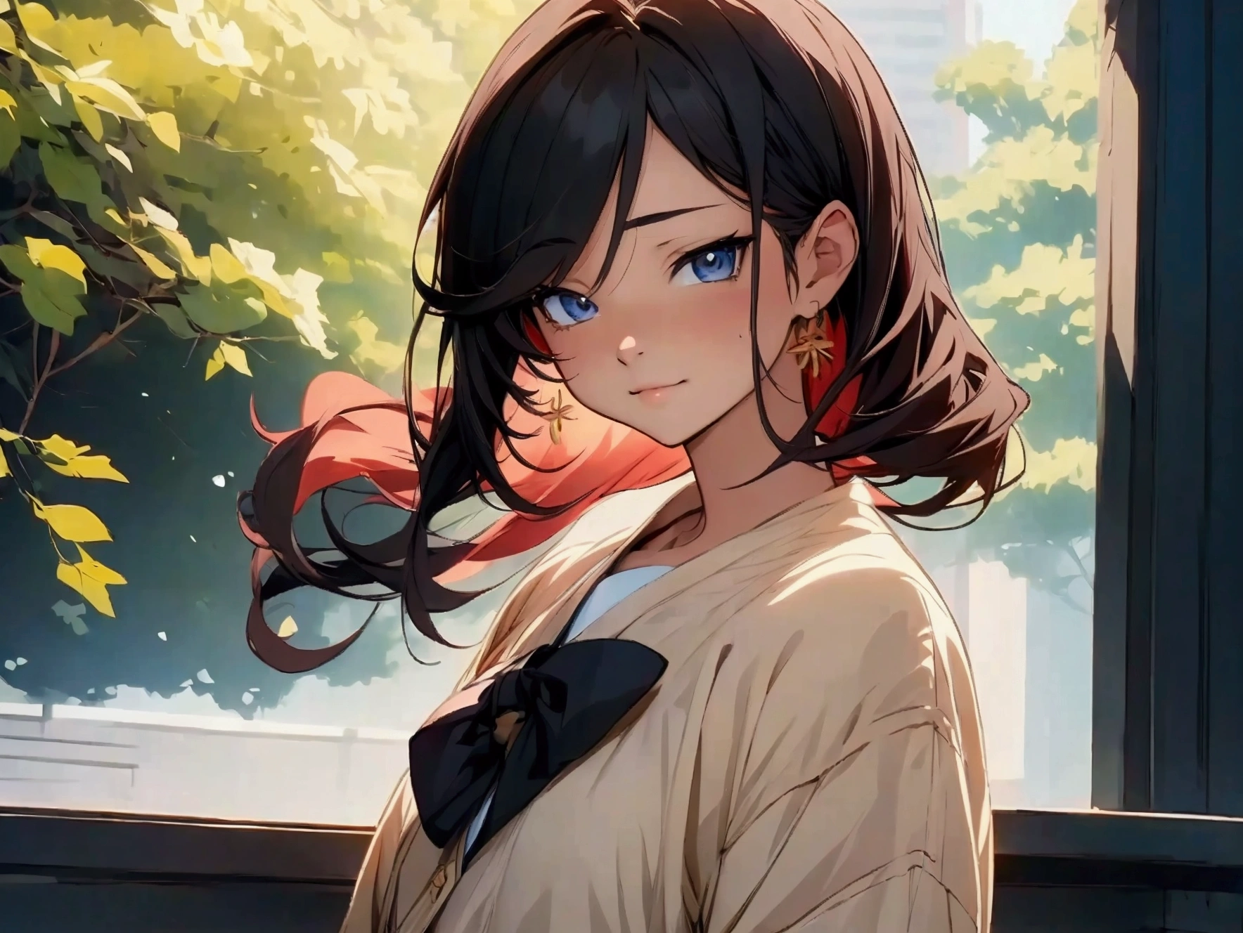 In anime style