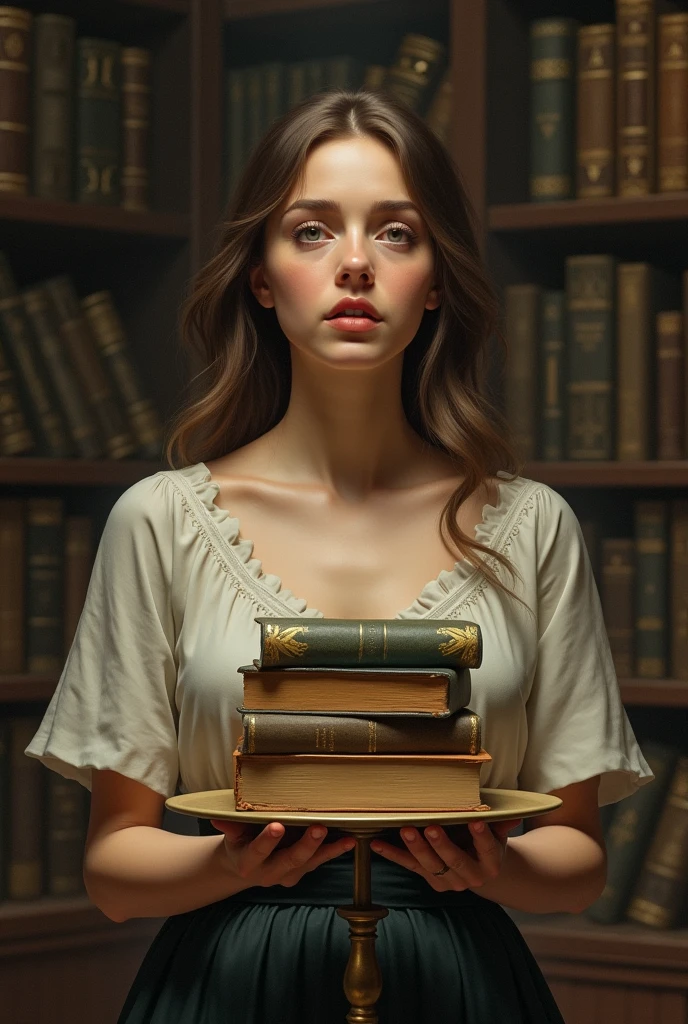 teens girl,Hold the book,mitts,The eye,Weak gas