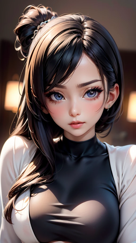 japanese beautiful lady, very beautiful face, mature female, kawaii, realistic photo, master pieces, high quality, super real detailed, perfect anatomy, nai3, cool beauty, long eyelashes, japanese beautiful wife, （in 8K, best quality, masutepiece:1.4)、超A high resolution、1 very cute and beautiful lady、ultra-detailed face,detailed eyes,Cinema Lighting, natural, shiny skin