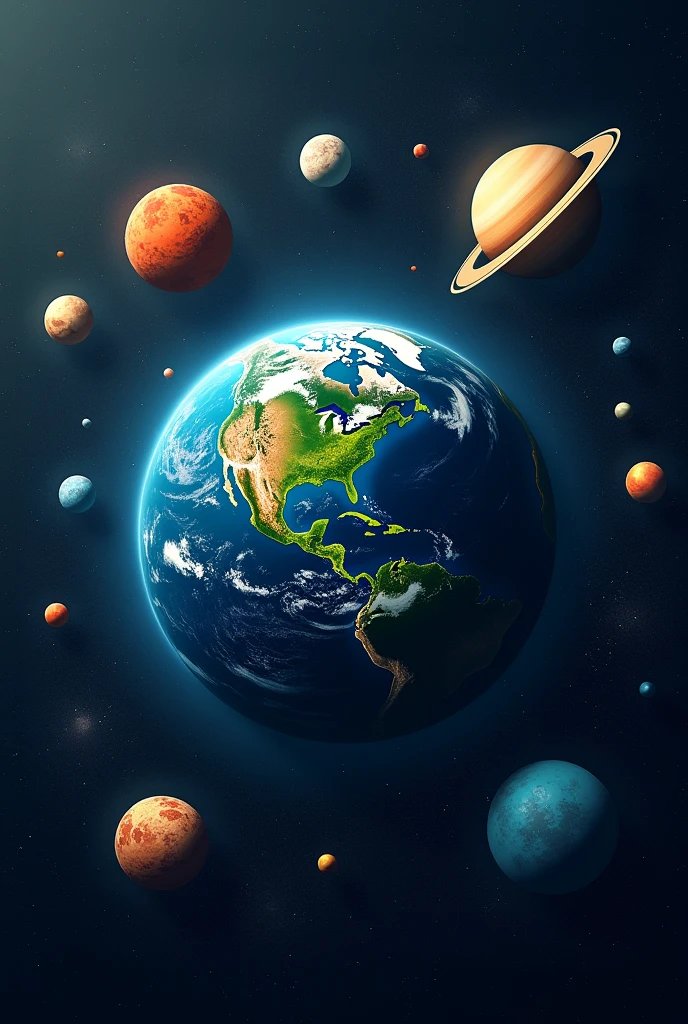MAKE A POSTER SHOWING HOW EARTH IS THE ONLY HABITABLE PLANET IN OUR SOLAR SYSTEM