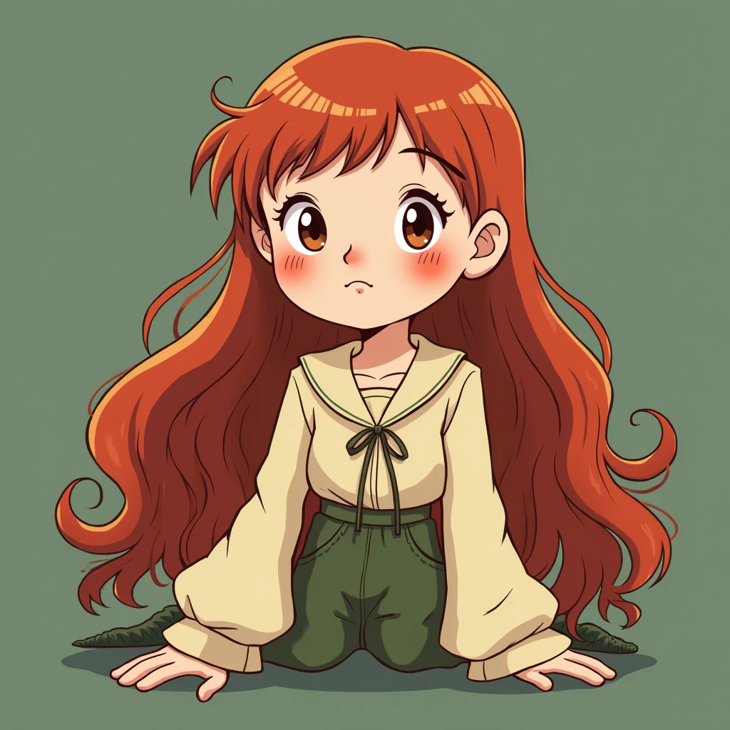 Ghibli style　Redhead