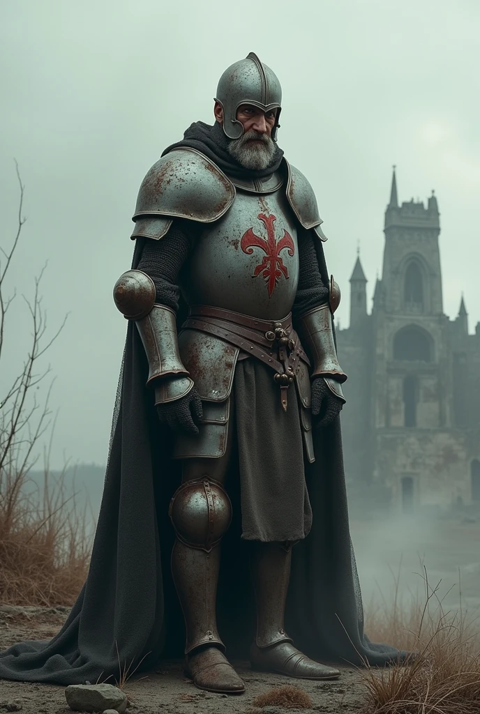 A broken lonely knight who is searching for redemption
