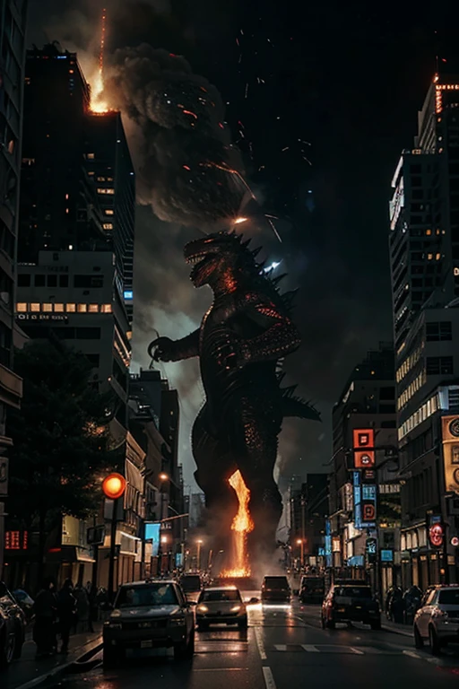 movie picture quality,Real Photographics,Hyper-realistic,scary movie lighting,Look down from the sky,(Super giant starfish monster:1.5),Extremely large,blood vess,frotting,Murderous,Raging in Tokyo, Japan,(Destroyed buildings:1.4),Collapsed walls,fire glow,The frivolous clown kimono Japanese are on the run,depth of fields,high light,Real light,Ray traching,oc rendered,Hyper-realistic,best qualtiy,8K,Works of masters,super-fine,Detailed pubic hair,Correct anatomy,sharp focus on eyes,Bokeh,Facial features are carefully depicted