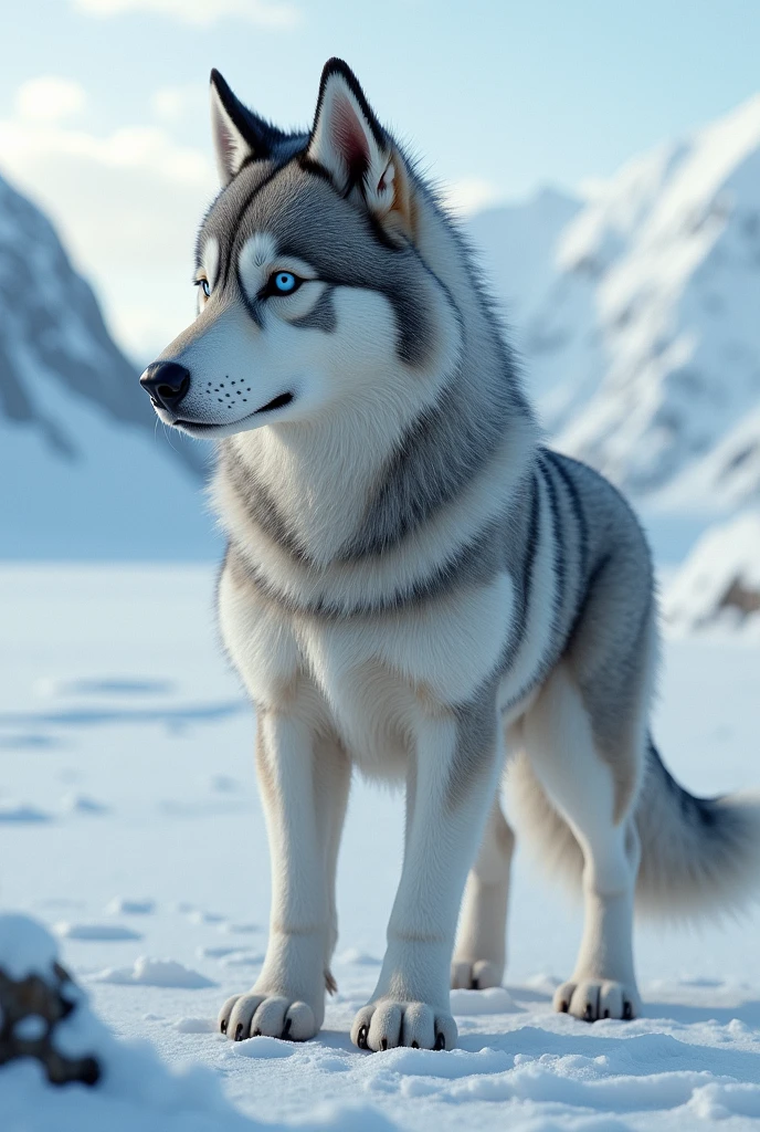 Siberian Husky costume