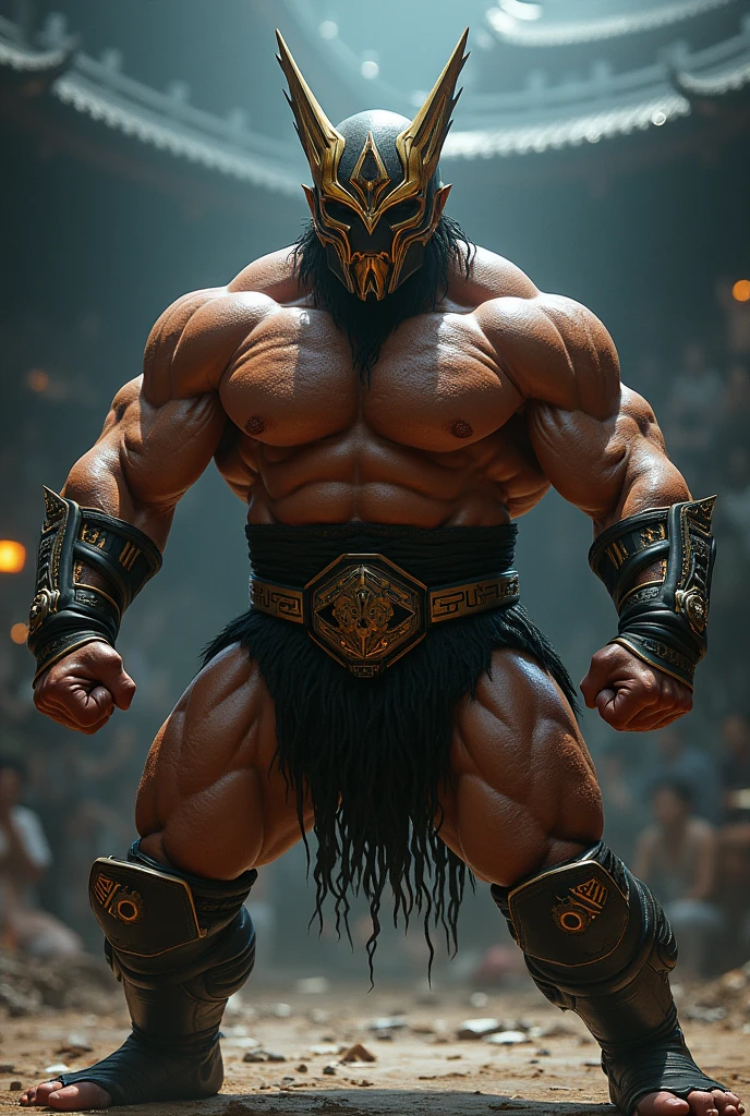 Masked wrestler of Shiha-ski