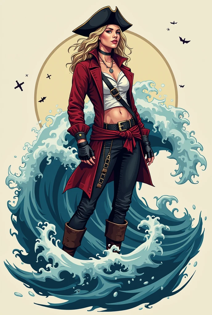  Unisex Pirate Logo