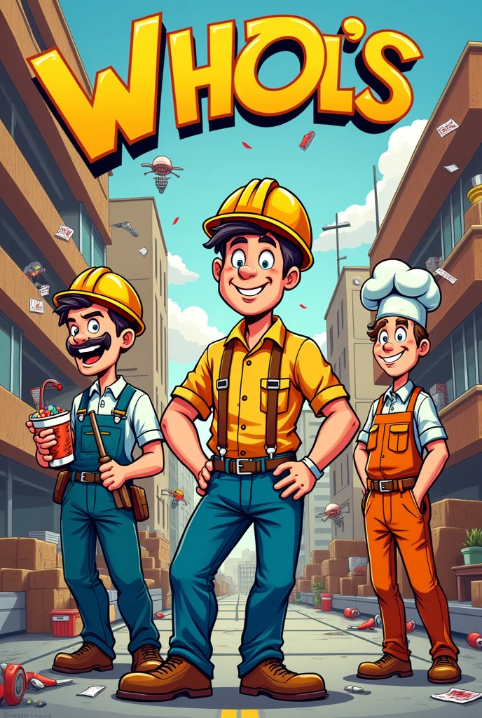 Cover of a cartoon comic book about occupational hazards