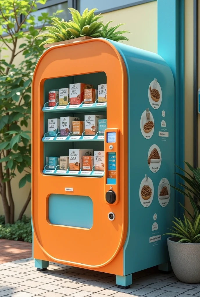 Recycled plastic fan blades into a pet food bowls to make a use of vending machine for each pets