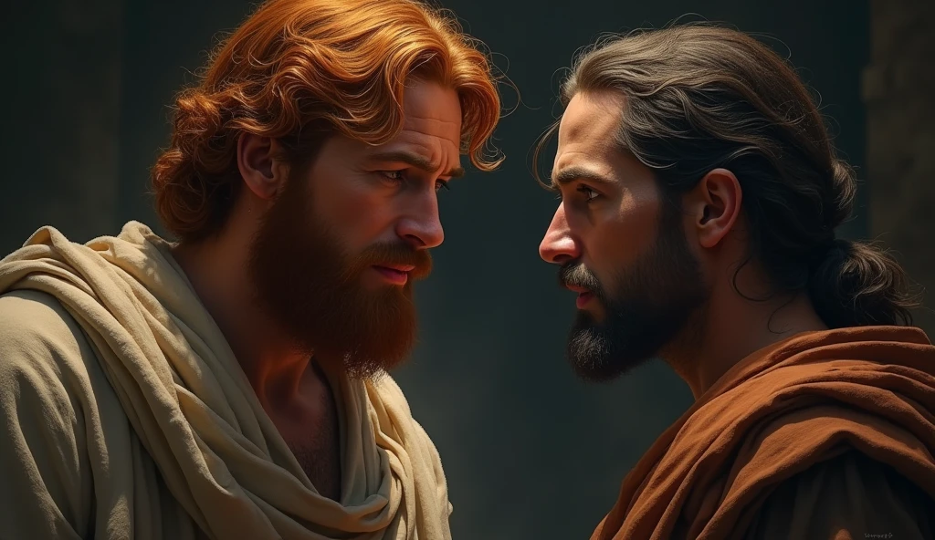 create: "NON-YOUTUBE VIDEO LAYER"
a man named king david who was red-haired, With tears in our eyes, talking to a prophet