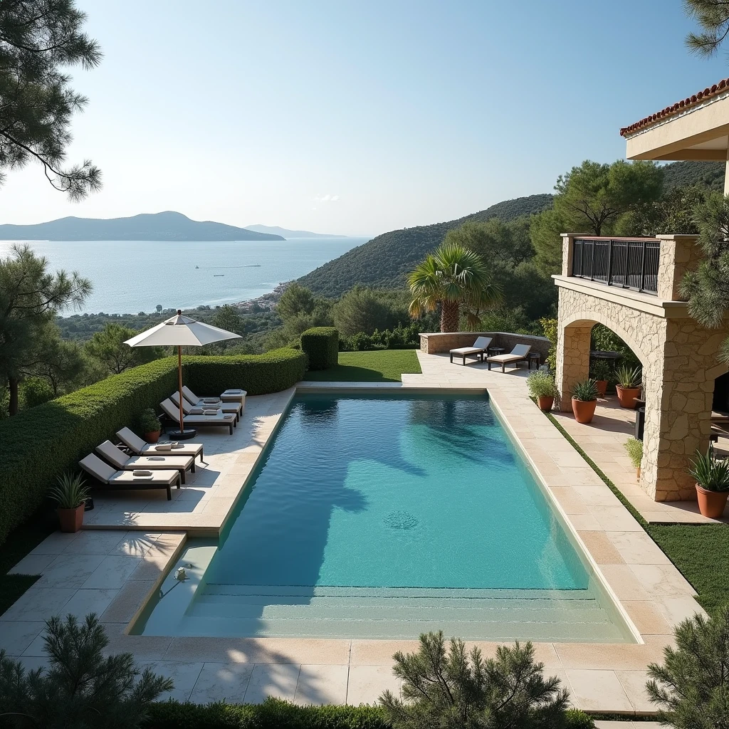 From the same villa above with pool