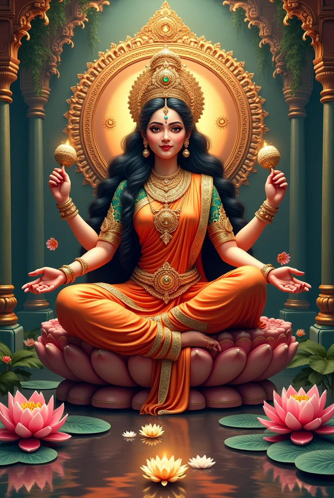 Make a image of mahalaxmi 